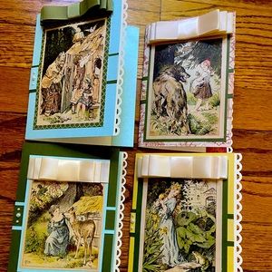 Vintage German nursery rhyme cards